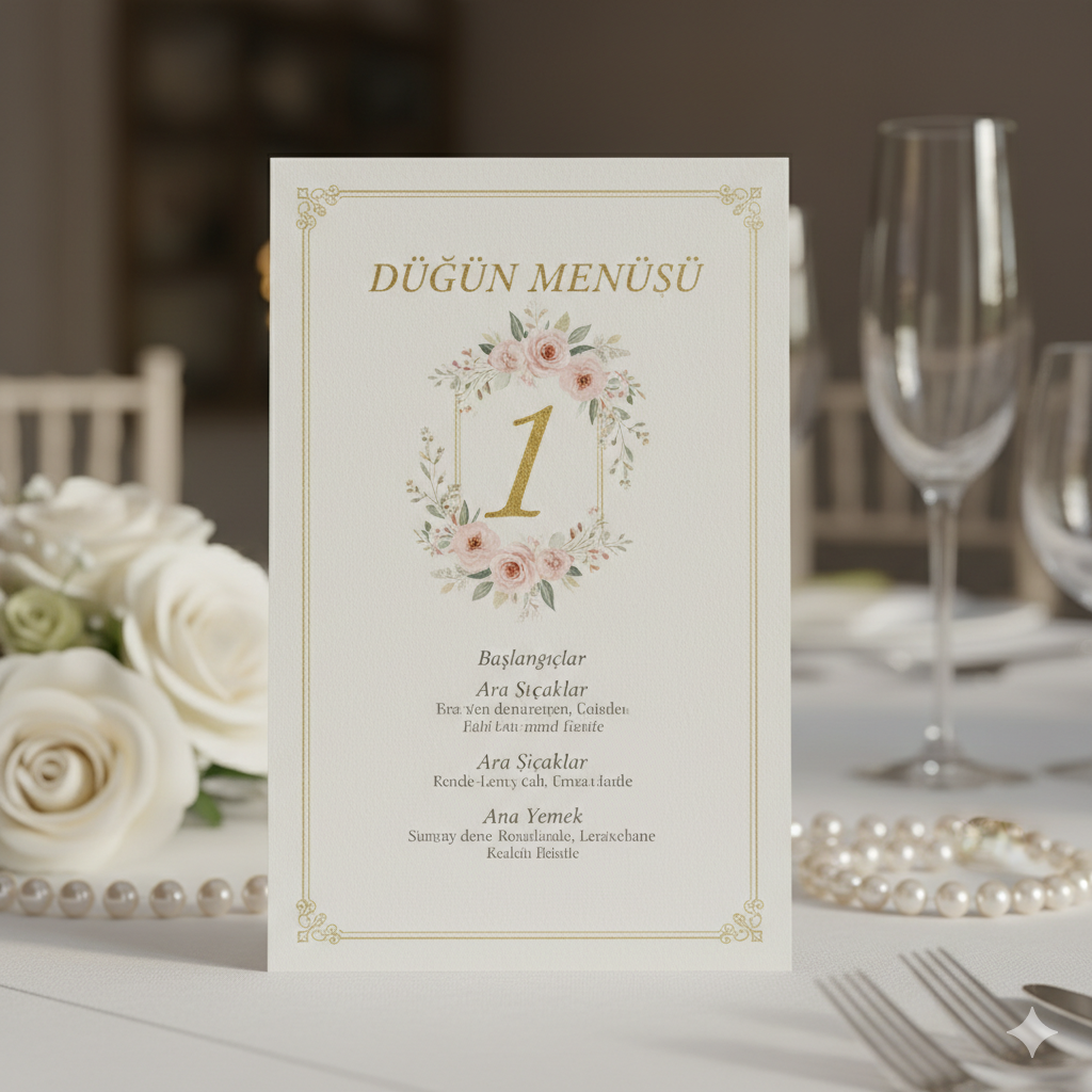 MENÜ 1 - Düğün Menüsü - 7